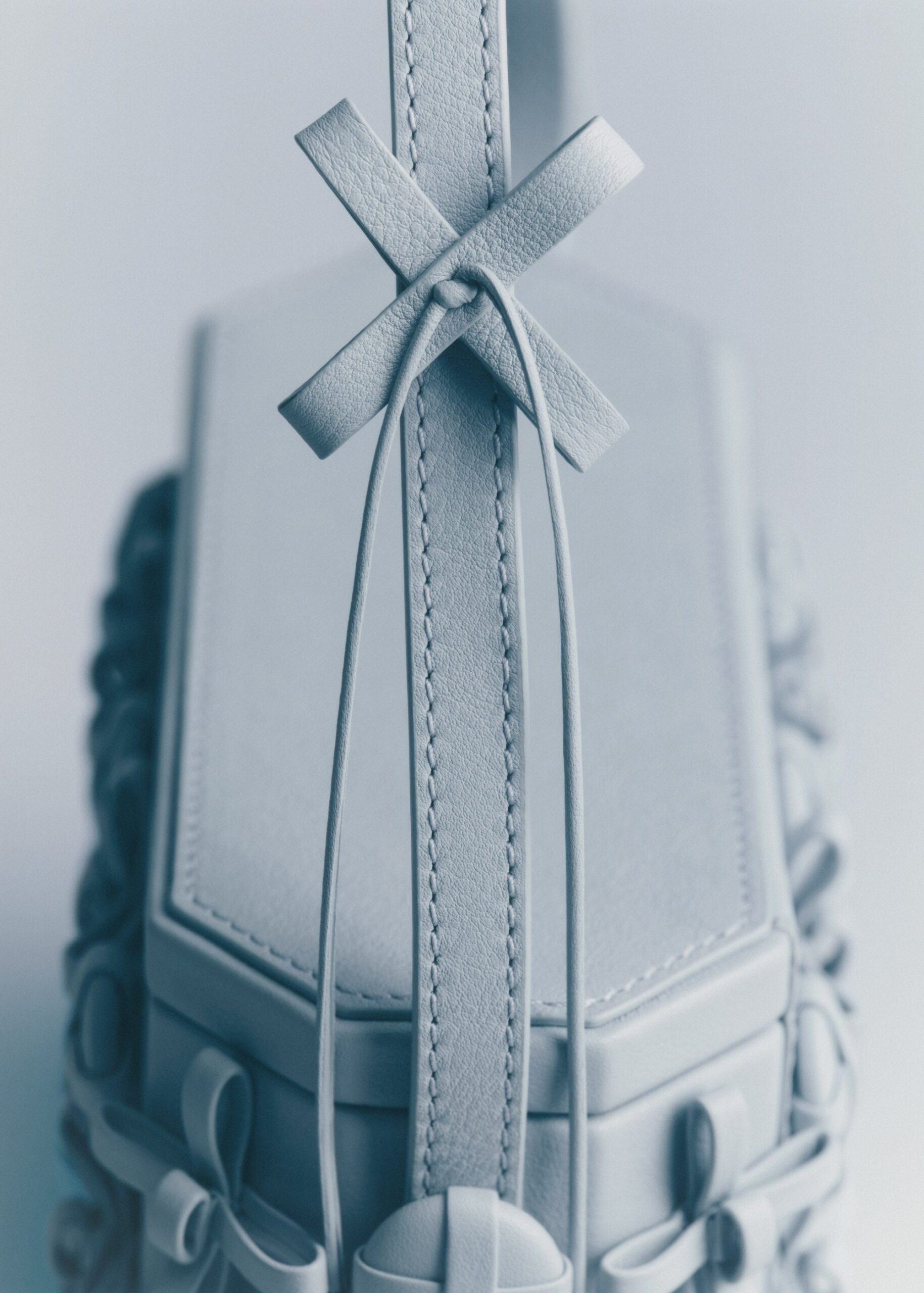 Button Bow Box - Nuage