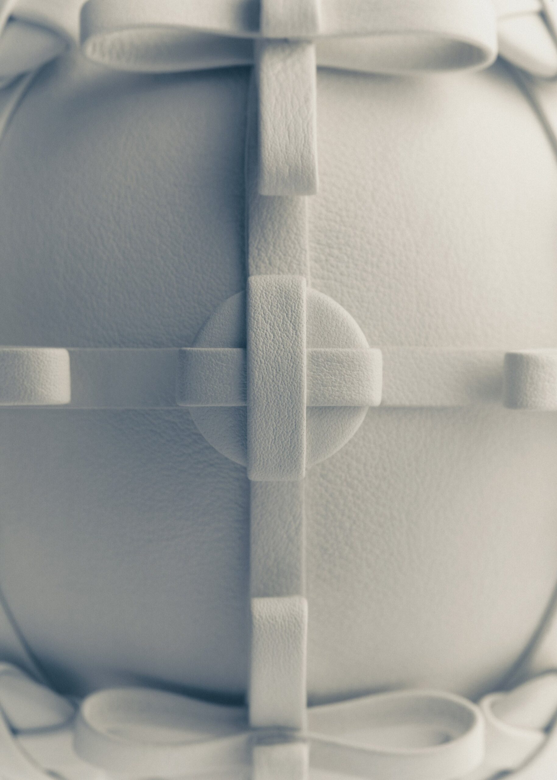 Button Bow Sphere - Porcelaine