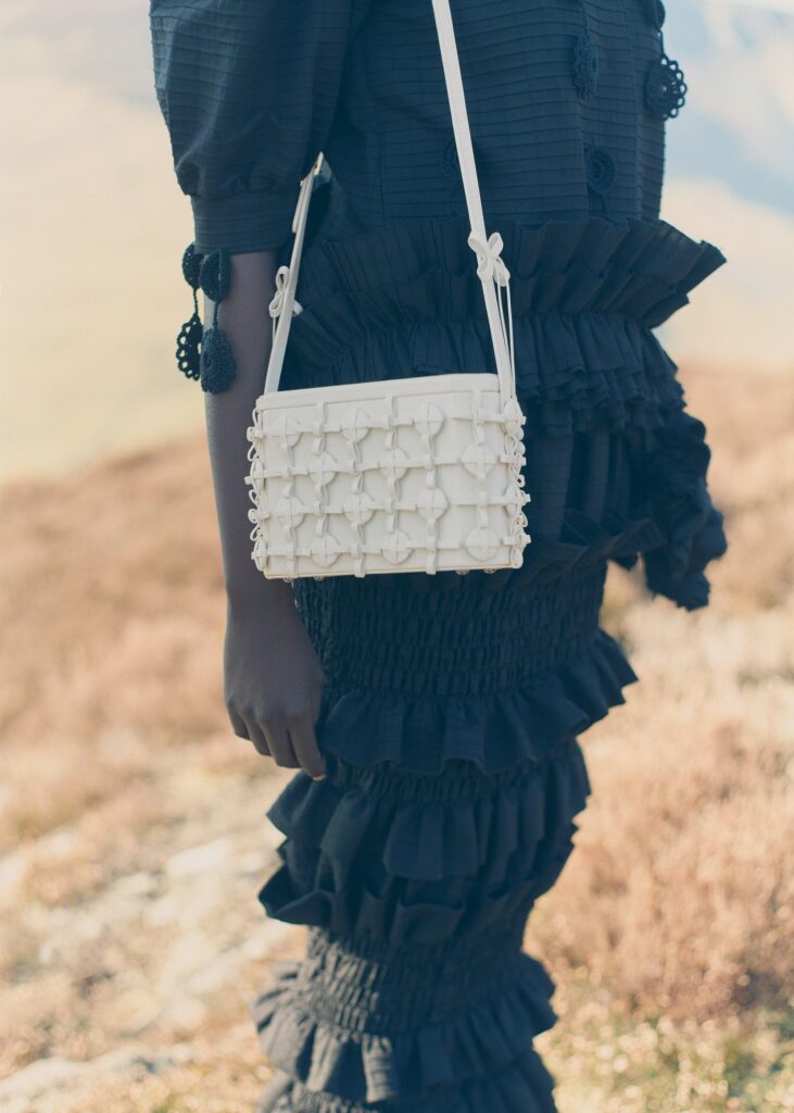 Button Bow Box - Porcelaine