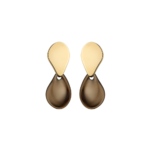 Boucles d'oreilles Naé - Verre fumé