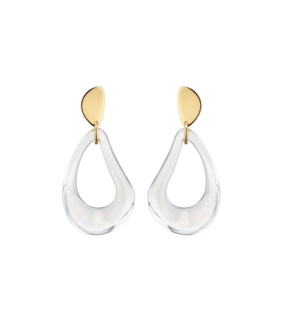 Boucles d'oreilles pendantes Naé - Verre