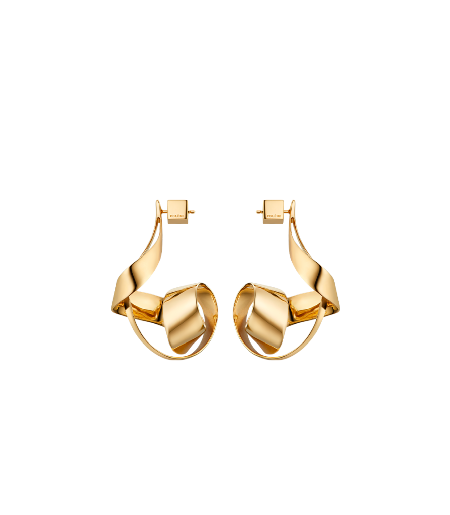 Boucles d’oreilles Spirales Éole - Dorée à l’or 24 carats