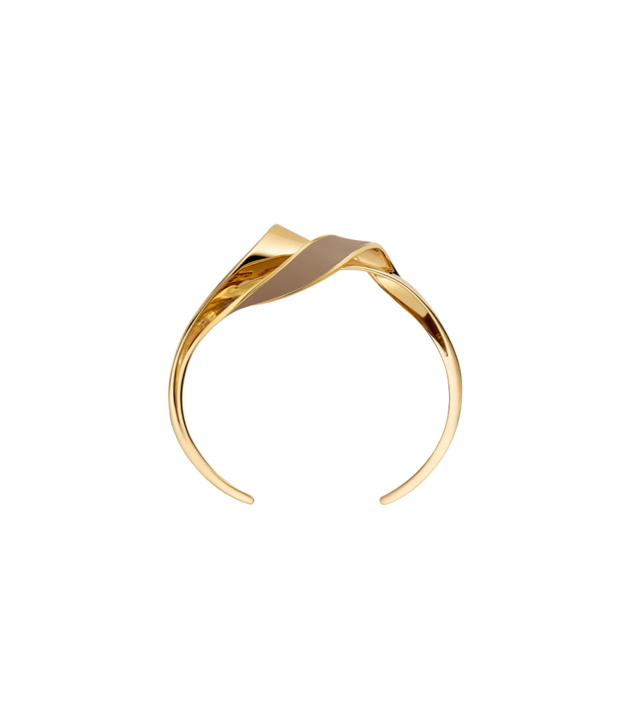 Manchette Éole - Cuir Taupe