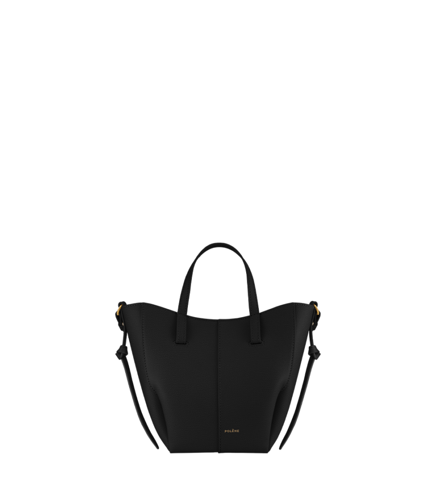 Cyme Tote Nano - Noir Grainé