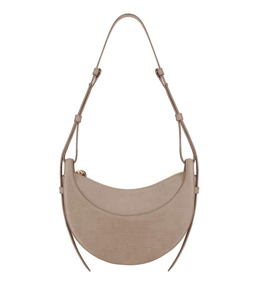 Numéro Dix - Taupe Nubuck Crocodile